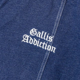 GA 切替DENIM ZIP HOODIE