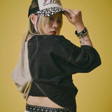 GALFY/ガルフィー ハーフ&ハーフ SS Tee