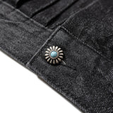 JE-ファイヤーマン・プリーツデニム JKT