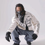 FUBU-Faux Leather Racing Jacket