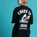 YOIDORE/酔いどれ サメ乾杯ポケット S/S TEE