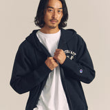 CH-REVERSE WEAVE ZIP HOODED SWEAT