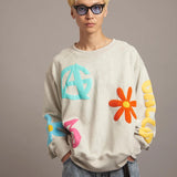 GA SUEDE POP-MOTIF CREW