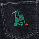 TM RITUAL SECT LOOSE STRAIGHT DENIM PANTS