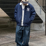WEB限定 JH Design reversible nylon ＆pu jacket/ナイロンリバーシブルジャケット
