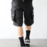 GA SHINY CARGO SHORTS