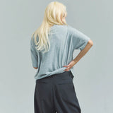 JE-クロップド丈・ロゴ SS TEE