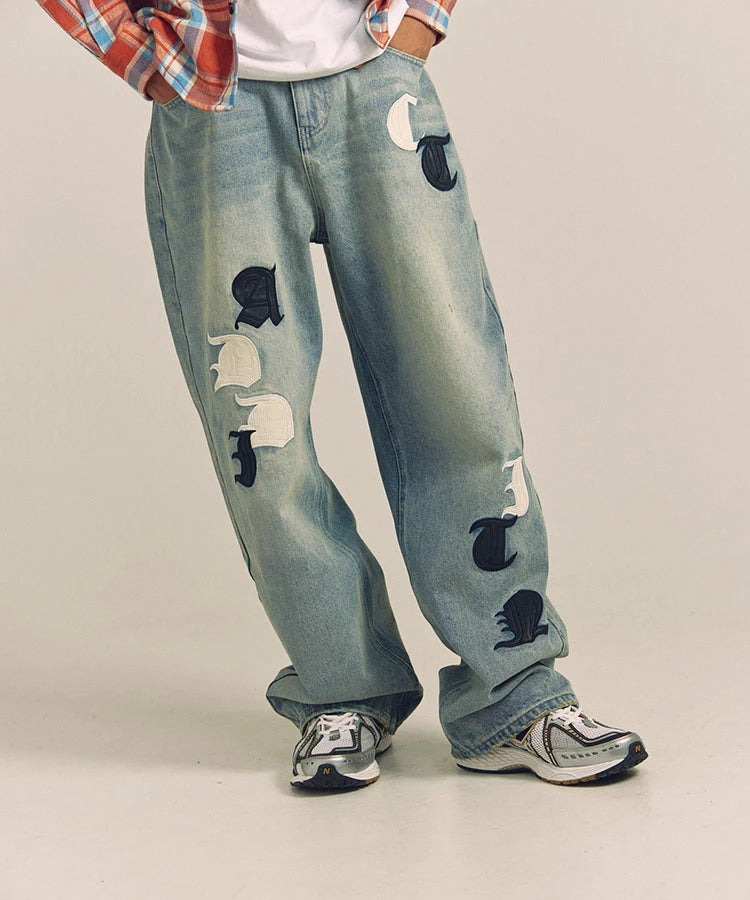 GA O.E-APPLIQUE BUGGY JEAN