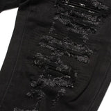 mnml【ミニマル】-X165 PAISLEY SKINNY FIT DENIM