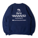 RUSSELLxGARY YAMAMOTO BACK LOGO CREW SHIRT