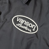vanson/バンソン ロゴ・ナイロン コーチJKT