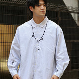 JE-ロザリオ刺繍 LS SHIRT