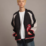 B-TRS SHAGGY KNIT JQ CARDIGAN