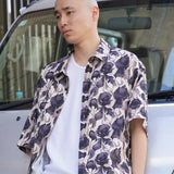 LV 総柄とろみSSシャツ