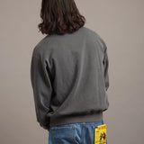 SCHOTT-SQUARE LOGO CREW SWEAT