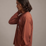 SCHOTT-COLOR FLOCKY BULLDOG LS　TEE