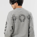 GA Cross 刺繍-Print Crew