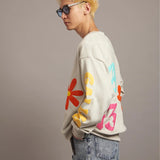 GA SUEDE POP-MOTIF CREW