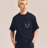 SCHOTT-DEER STUDS T-SHIRT FLOWER