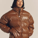 FUBU-Faux Leather Puffer Jacket