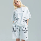 GA Glitter Emblem Shorts
