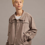 GA SUEDE COWBOY JKT