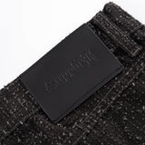 SUPPLIER/サプライヤー Multiple Cross Leather Patch Baggy Denim