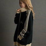 SKOOKUM KNIT LINE TRACK JACKET