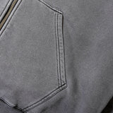 FIRST DOWN LOGO HOODED ZIP SWEAT