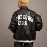 FIRST DOWN USA限定 PU Varsity JKT