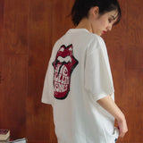 【The Rolling Stones×JACKROSE】 コンチョボタン ヘンリーネック SSTEE