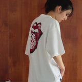 【The Rolling Stones×JACKROSE】 コンチョボタン ヘンリーネック SSTEE