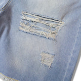 JE-DENIM DAMAGE SHORTS