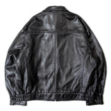 SKOOKUM.JE LAMB LEATHER ZIP JACKET