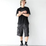 GA SHINY CARGO SHORTS