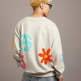 GA SUEDE POP-MOTIF CREW