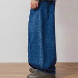 AG-Unbalance Long Tuck Denim Balloon Pants/アングラン アンバランスロングタックデニムバルーンパンツ