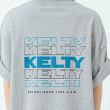 KELTY/ケルティ BACK TYPO LOGO S/S T-SHIRT