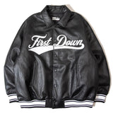 FIRST DOWN USA限定 PU Varsity JKT