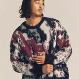 JE スプラッシュジャガードクルーニット