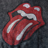 B-TRS-Lips&Tongue ラインストーン-ZIPパーカー