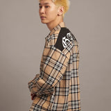 GA CHECK＆SUEDE SEPARATE SHIRTJKT