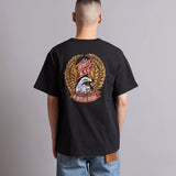 SCHOTT-T-SHIRT EAGLE AND RIBBON EMB