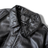 JE LAMB LEATHER A-2 JACKET