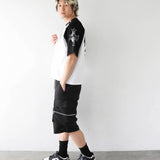 GA Raglan 刺繍&Print S/S Tee