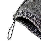 GA DENIM WIDE-CARGO PANTS