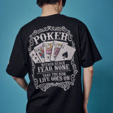 BAKUCHI/バクチ ポーカー SS TEE