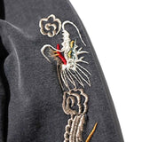 Thrifty look EMBROIDERY ZIP-UP PARKA