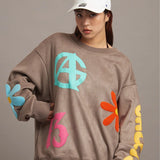GA SUEDE POP-MOTIF CREW