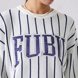 FUBU-Stripe Knit Pullover